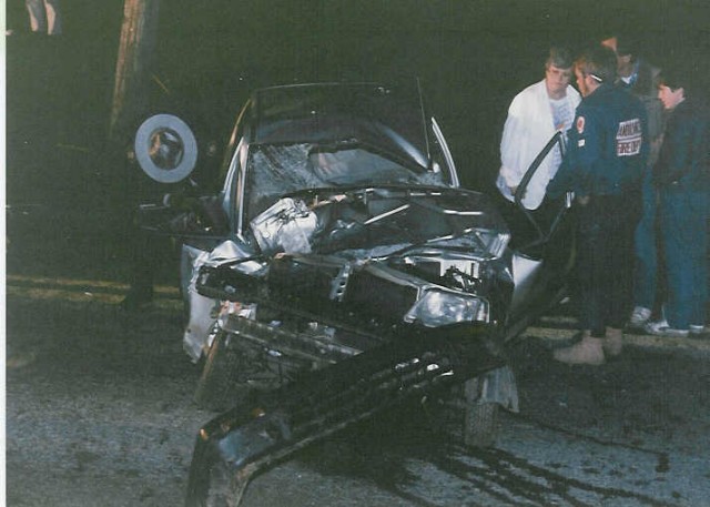 Crash on 897 in Springville... 4/3/89